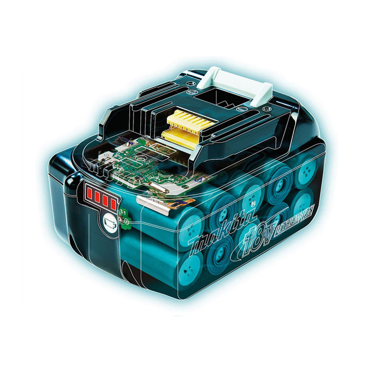 MAKITA BL1860B AKKU 18V 6,0Ah Li-Ion (197422-4) £83.32 - PicClick UK - Foto 3