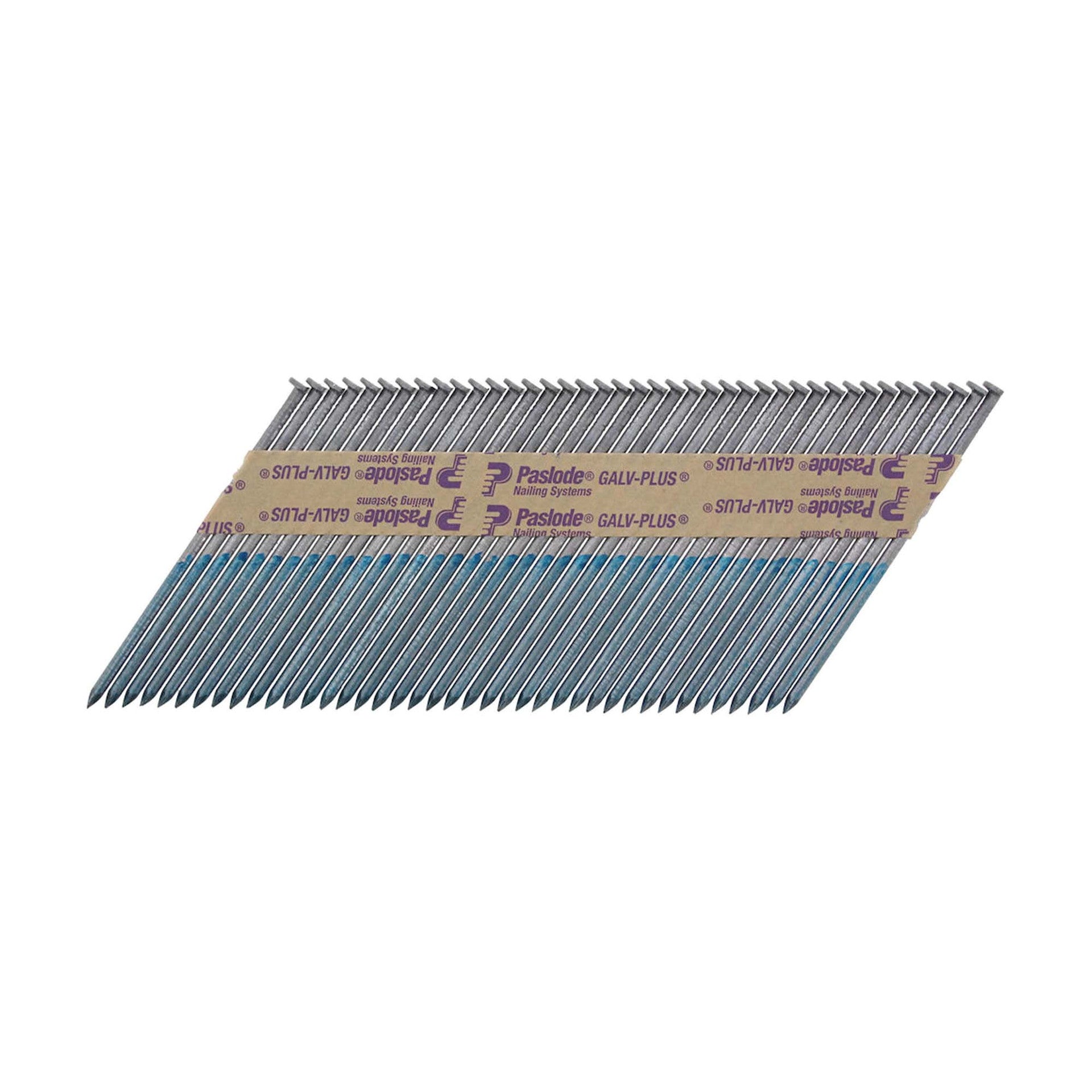Paslode 141234 IM350 3.1mm x 90mm Galv Nails x 2200 and 2 Fuel Cells