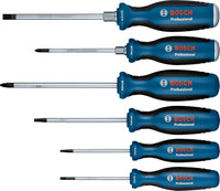 Bosch 1600A02CV3 Professional SL/PH/PZ/TX Assorted Screwdriver Set x6 Pcs