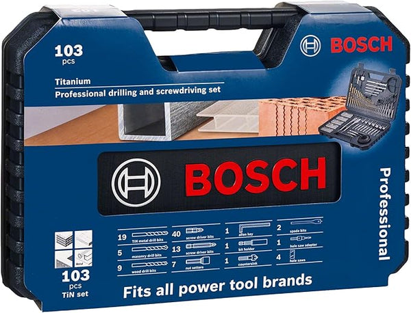 Bosch 2608594070 103 Piece Mixed Drill & Screwdriver Bit Set