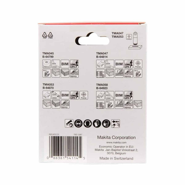 Makita B-67480 Multi-Tool Starlock Plunge Set