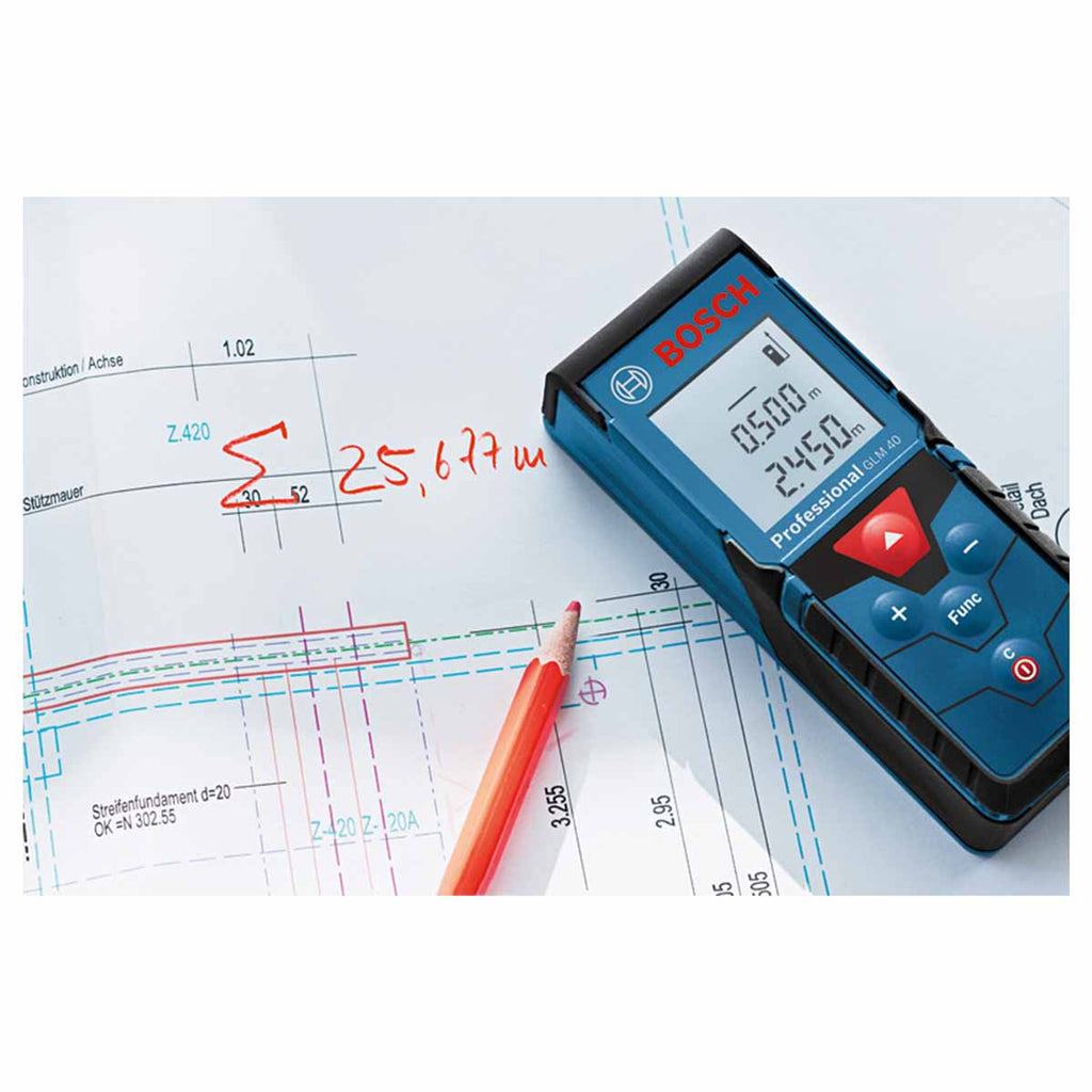 Bosch 0601072900 GLM 40 Professional Laser Measure