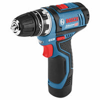 Bosch 06019F6070 GSR 12V-15 FC Drill Driver FlexiClick with 2x GBA 2.0Ah Batteries