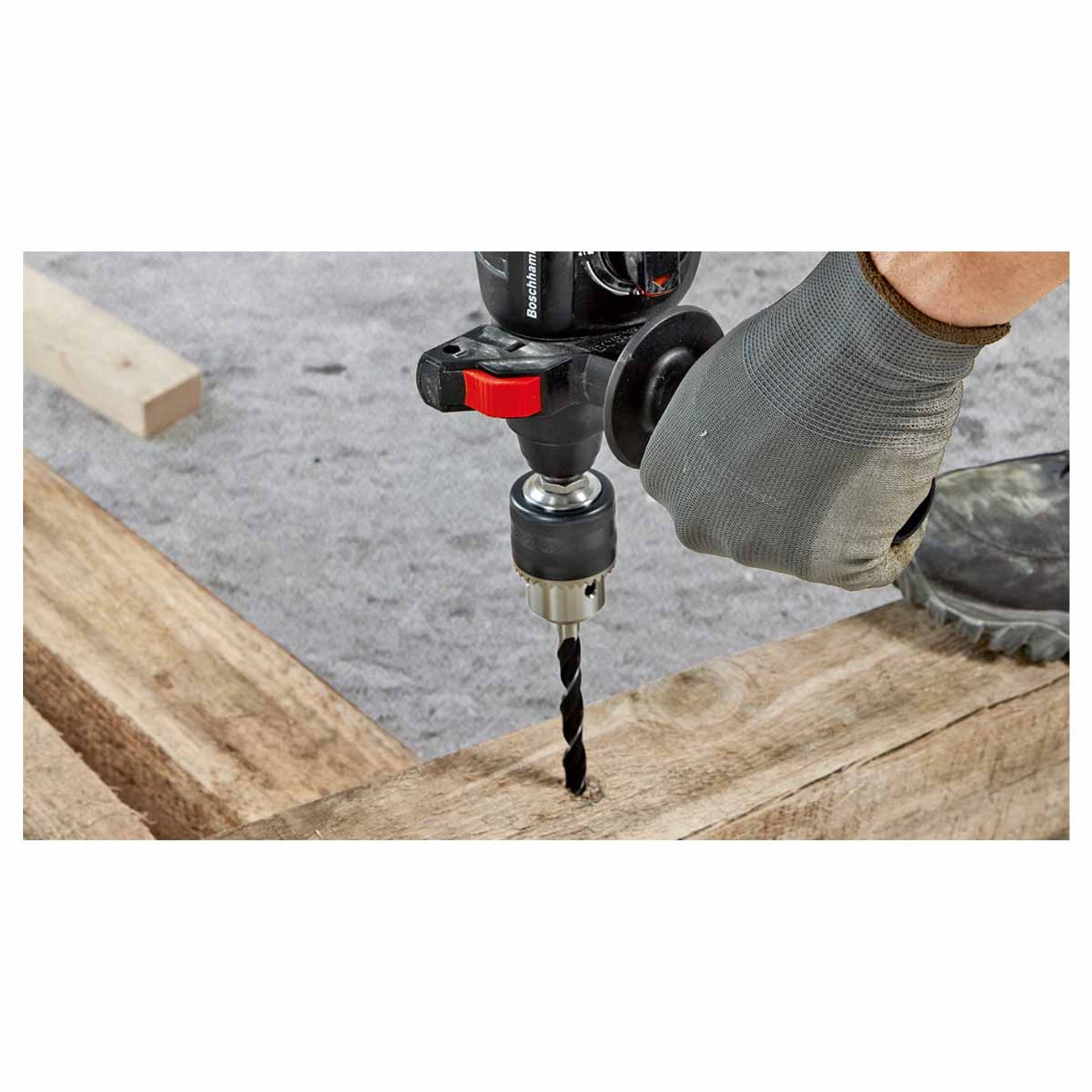 Bosch 06112A6061 GBH 2-21 SDS-Plus 110V Hammer Drill with Case and Accessories