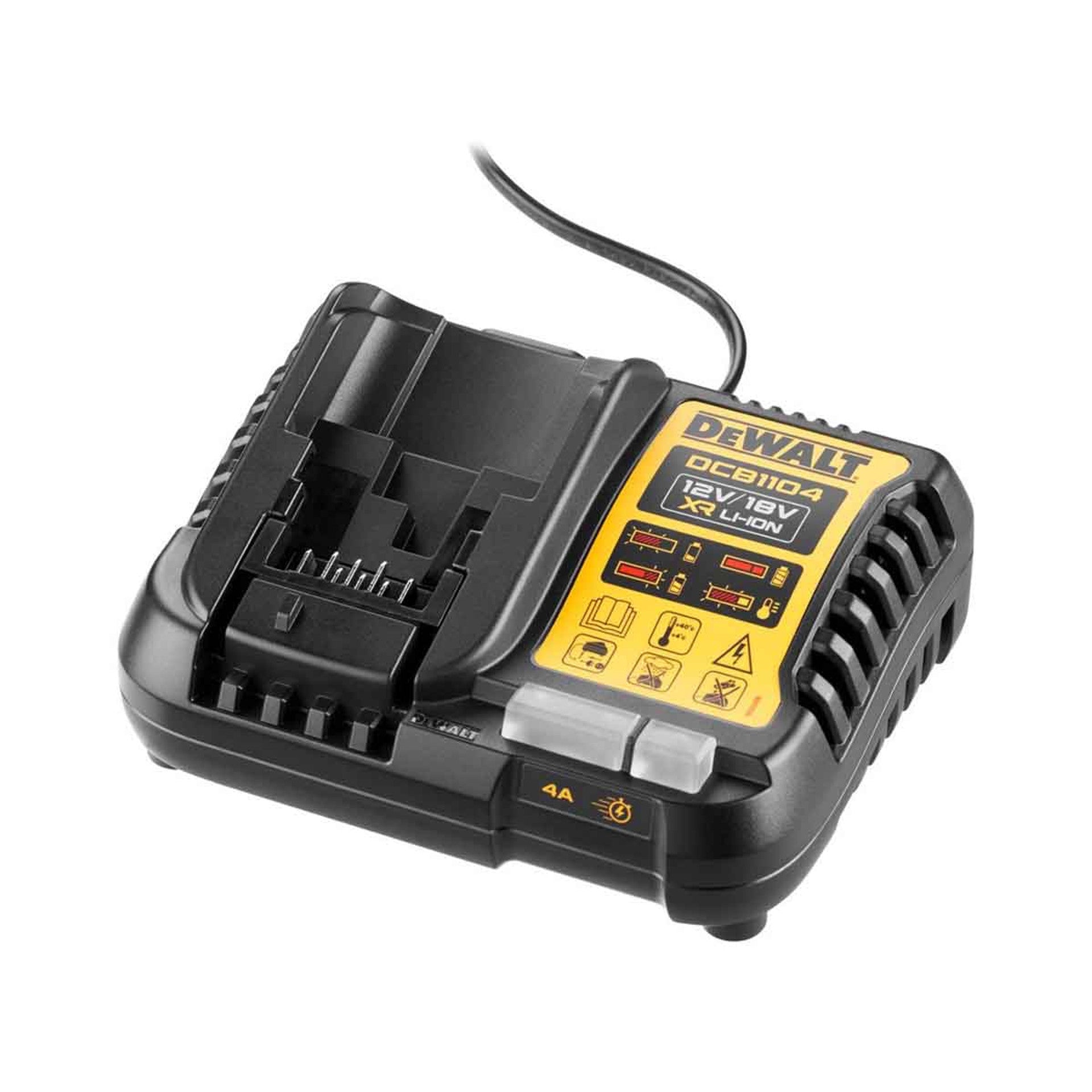 DeWalt DCB1104-GB 4A 12V/18V Multi-Volt Battery Charger 240V