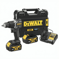 Dewalt DCD100P2T-GB 18V XR Brushless Limited Edition 100 Year Combi Drill, 2x 5.0Ah Batteries, Charger & TSTAK Case