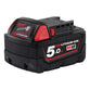Milwaukee M18B5 18V 5.0Ah Redlithum-ion Battery