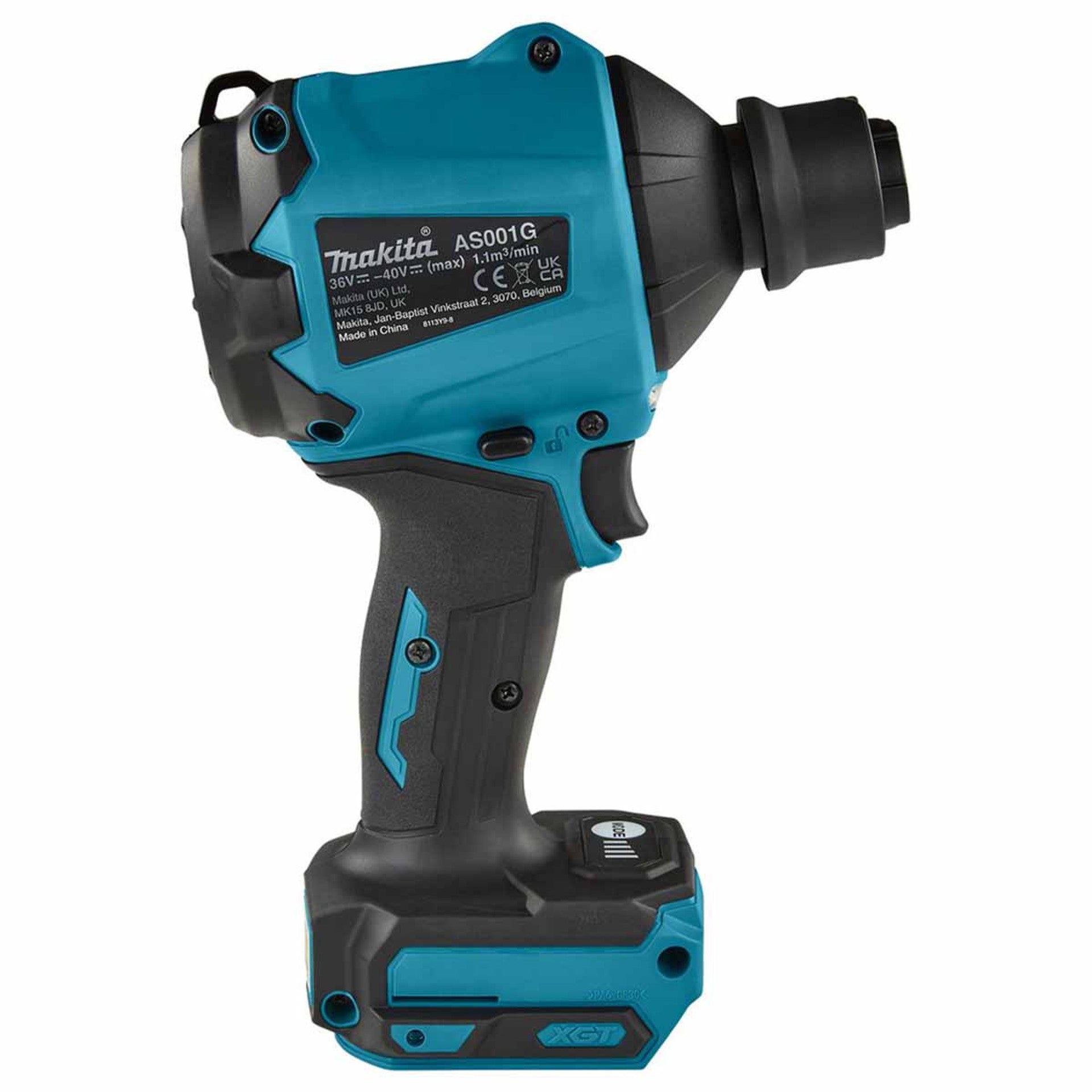 Makita AS001GZ05 40V Max XGT Brushless Dust Blower with Makpac Case Body Only