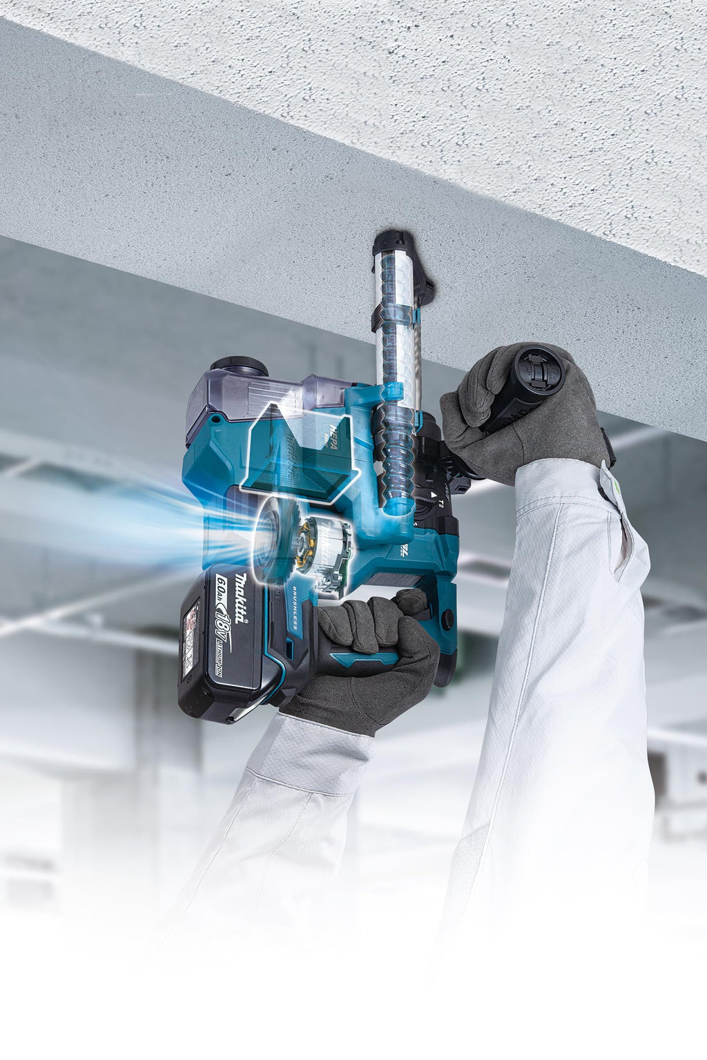 Makita DHR183Z 18V LXT Cordless Brushless SDS Rotary Hammer Drill 18mm Body Only