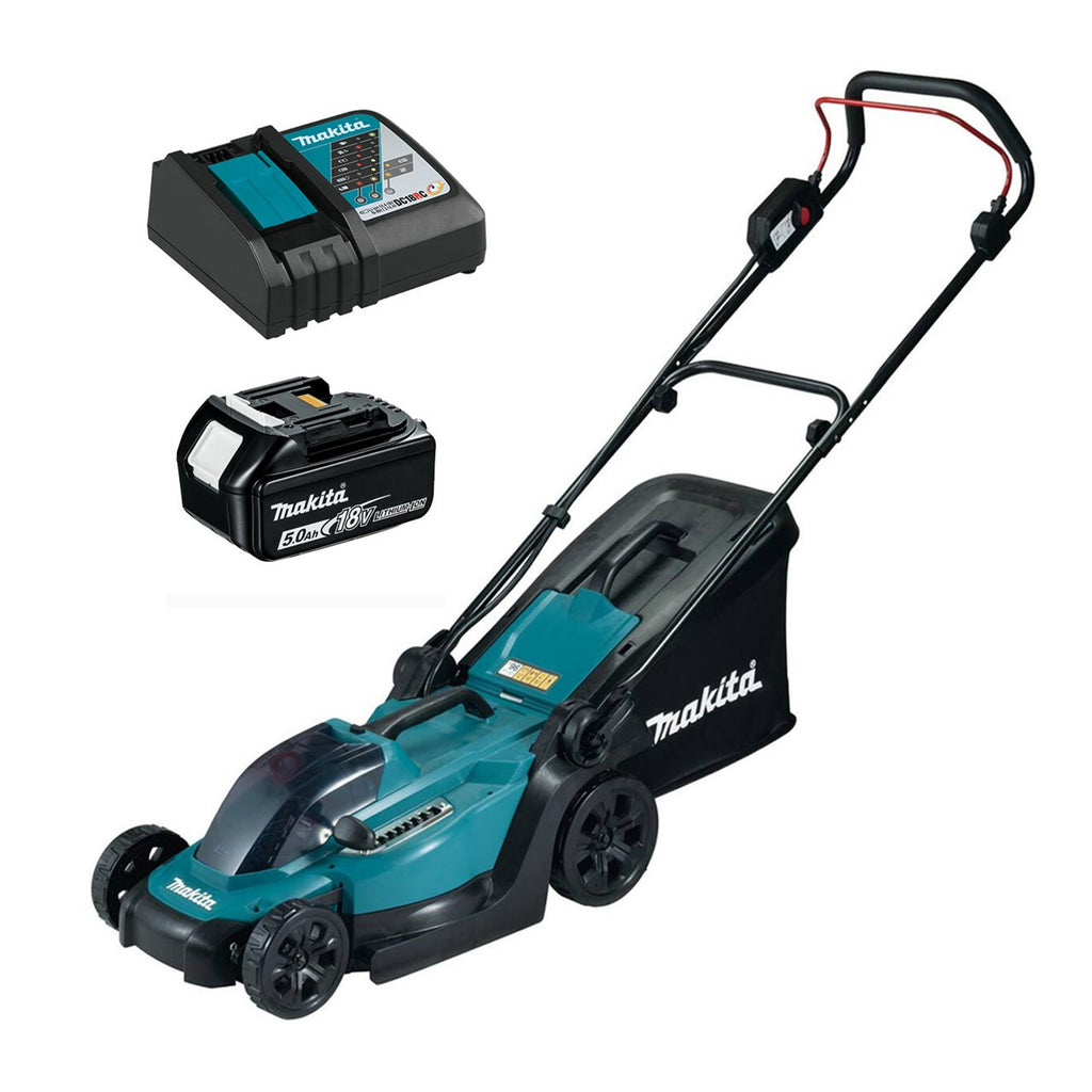 Makita DLM330RT 18V LXT 330mm Lawnmower with 1 x 5.0Ah Battery & charger