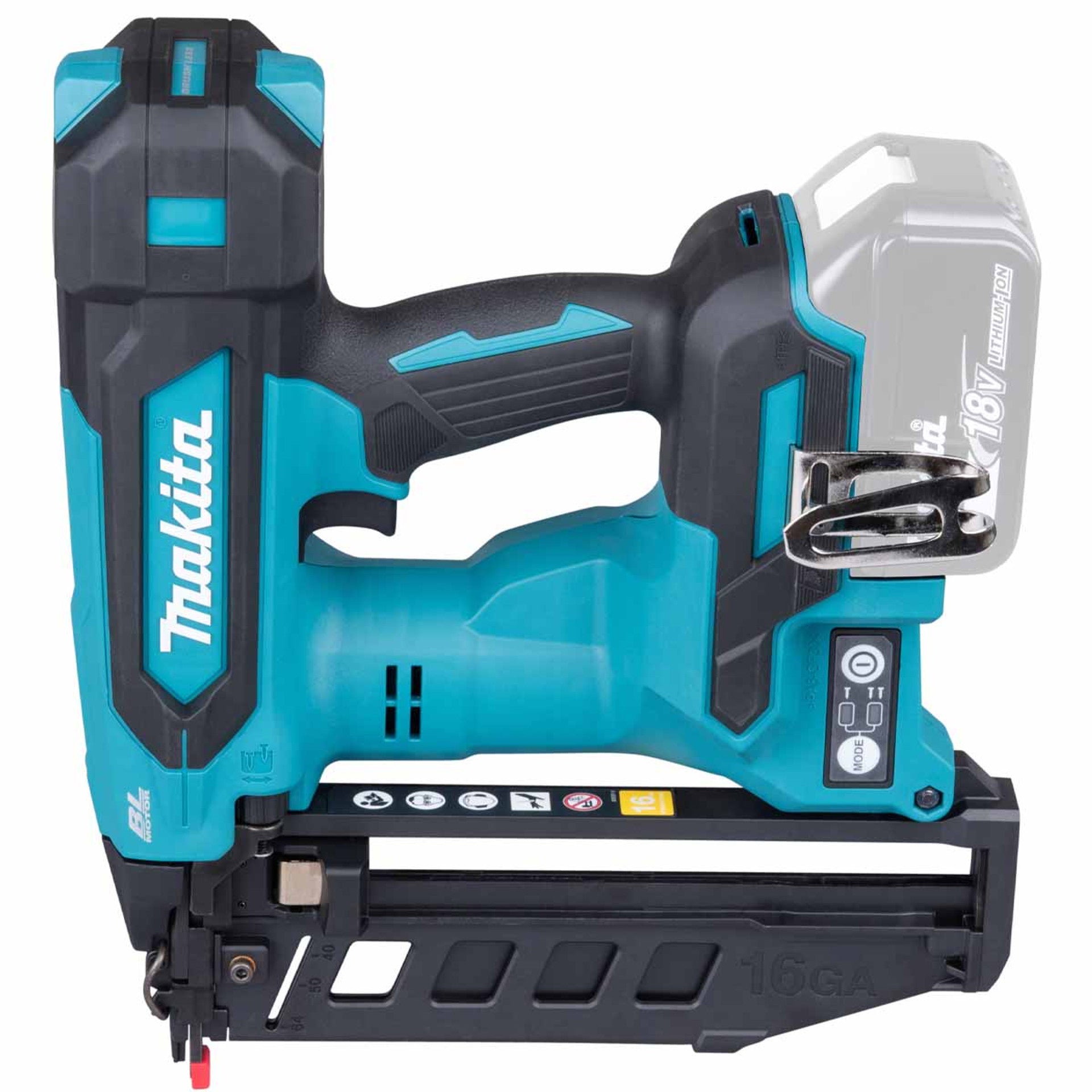 Makita DBN601ZJ 18V LXT Straight 16G  Brushless Straight Finishing Nailer Body Only