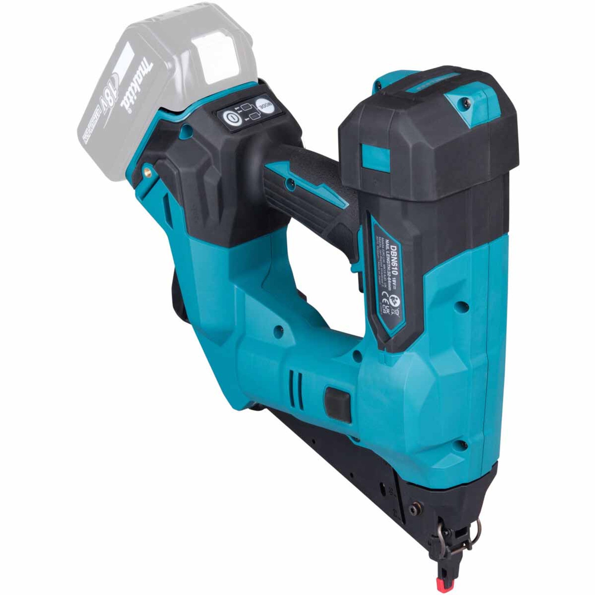 Makita DBN610ZJ 18V LXT  Brushless Angled 16G Finishing Brad Nailer