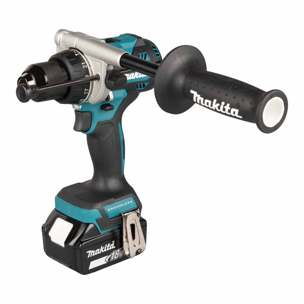 Makita DLX2549TJ 18V LXT Brushless Twin Kit DHP492 Combi Drill and DTD173 Impact Driver with 2x 5.0Ah Batteries