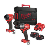 Milwaukee M18FPP2A3-502X 18V Fuel Twin Pack with 2x 5.0Ah Batteries