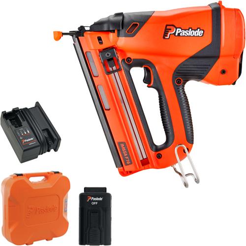 Paslode 916275 IM65A F16 Lithium Gas 2nd Fix Angled Brad Finishing Nail Gun