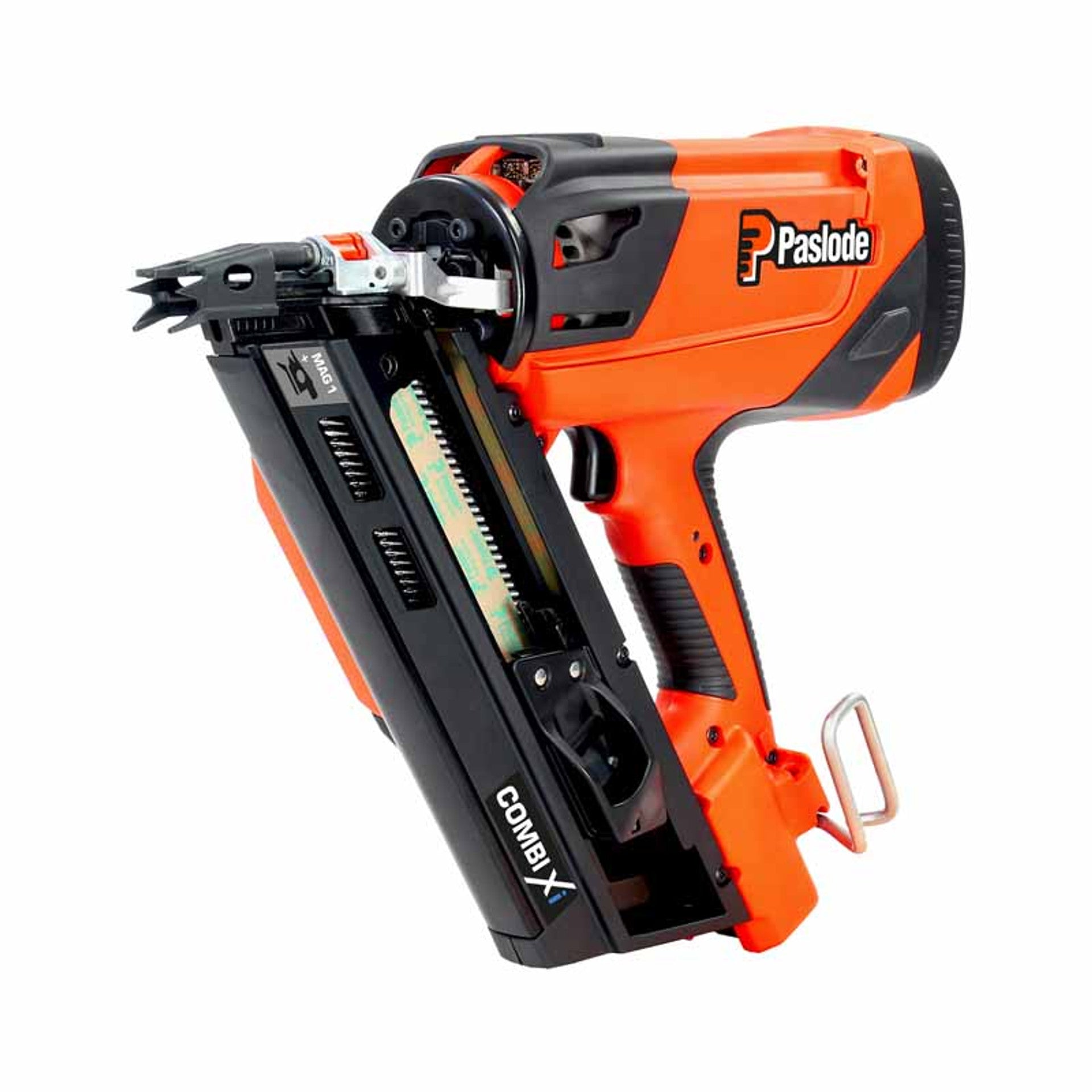 Paslode 014012 Combi XI 2-in-1 Cordless Strip Nailer with 2x Magazines and 1x 2.1Ah Battery