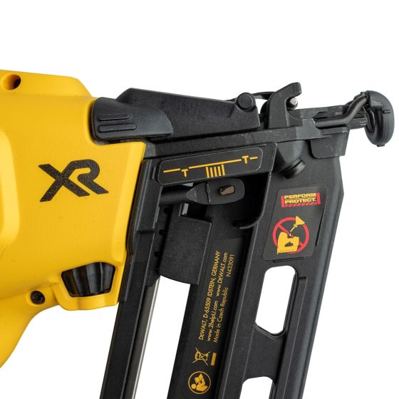 DeWalt DCN660N 18V Cordless Brushless Second Fix Angled Nail Gun Body Only