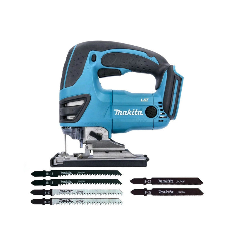 Makita DJV180ZX 18v LXT Jigsaw Naked with 6pc Blade Set