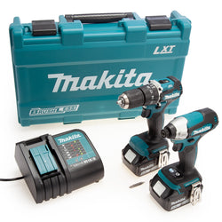 Makita DLX2414ST 18V DHP487 DTD157 Twin Pack with 2x5ah Batteries