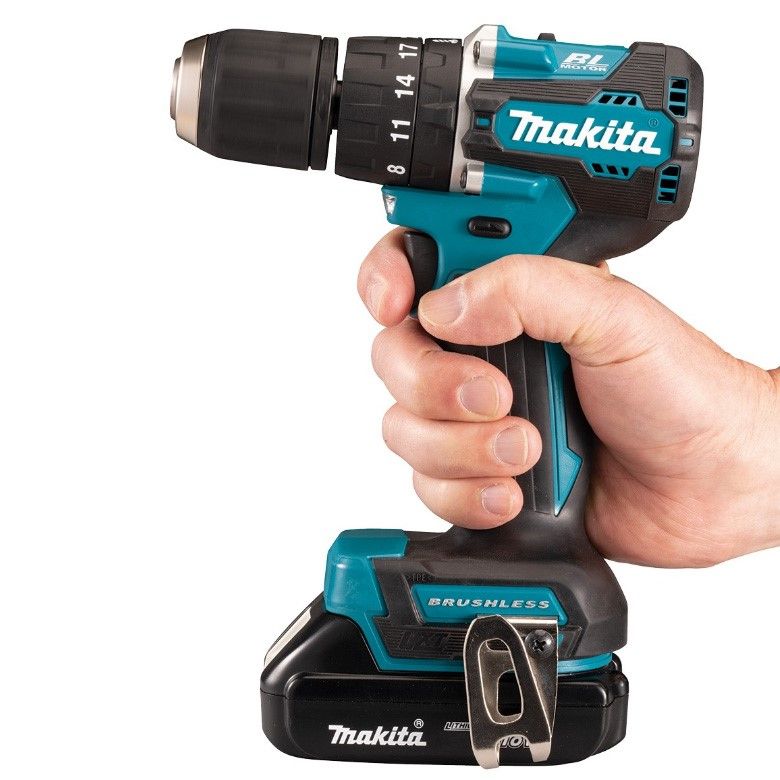 Makita DHP487SF 18V LXT Lithium Brushless Combi Hammer Drill 1 x 3AH + Charger