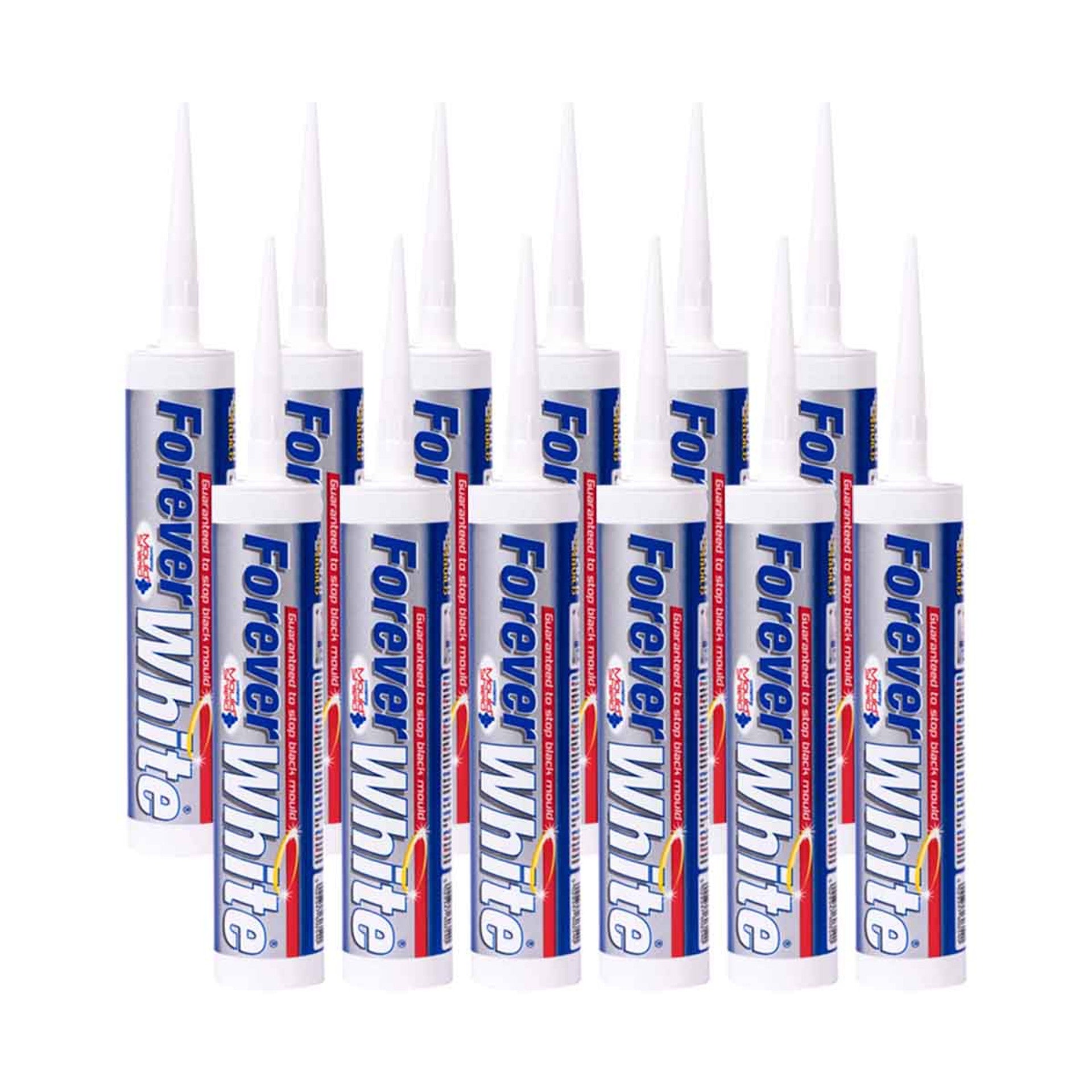 Everbuild Forever White Silicone Sealant – 295ml (Box of 12)