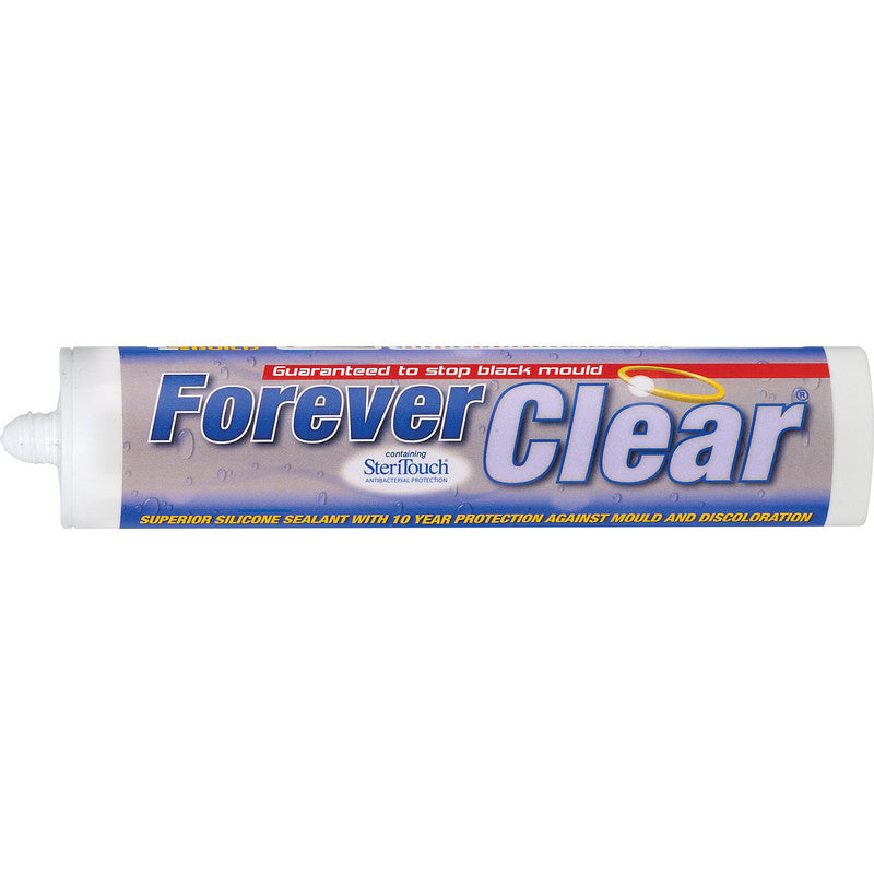 Everbuild Forever Clear Silicone Sealant – 295ml (Box of 12)