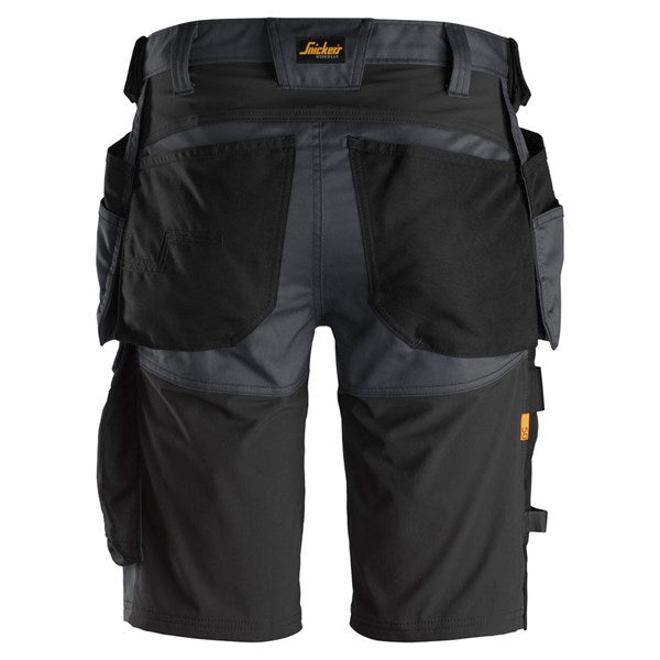 Snickers 6141 AllroundWork Stretch Shorts Holster Pockets Black