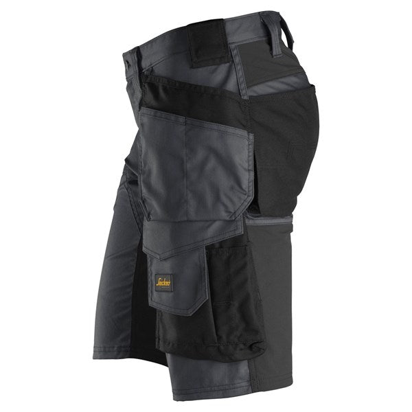 Snickers 6141 AllroundWork Stretch Shorts Holster Pockets Black