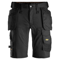 Snickers 6141 AllroundWork Stretch Shorts Holster Pockets Black