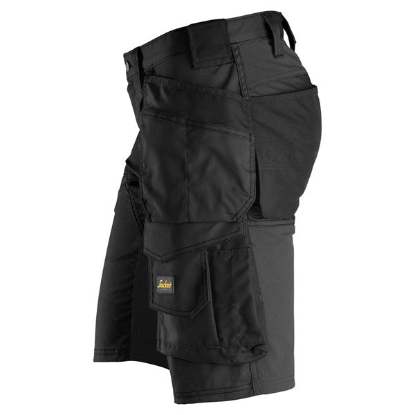 Snickers 6141 AllroundWork Stretch Shorts Holster Pockets Black