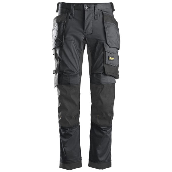 Snickers Workwear 6241 Stretch Work Trousers Black/Grey