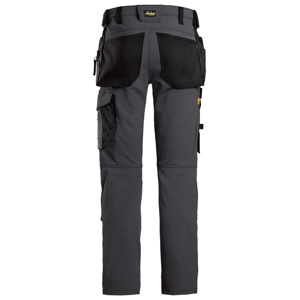 Snickers 6271 AllroundWork Full Stretch Work Trousers Black/Grey