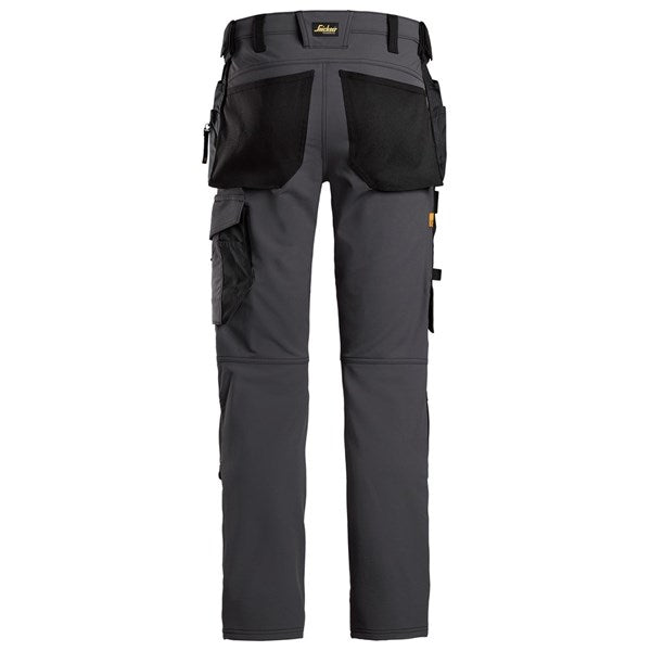 Snickers 6271 AllroundWork Full Stretch Work Trousers Black/Grey