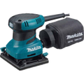 Makita BO4555 Hook & Loop / Clamp Finishing Palm Sander inc Dustbag 110v