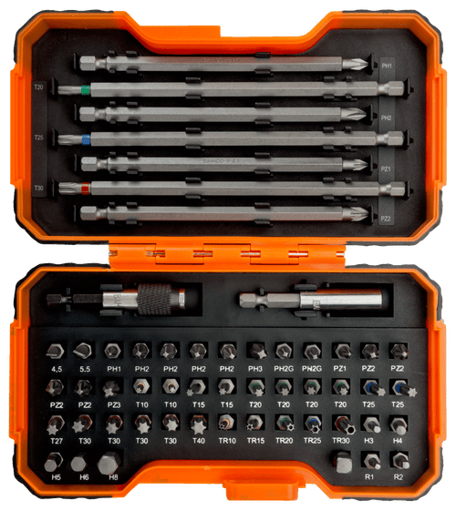 Bahco 59/S54 Bit Set and Bit holders 54 Piece
