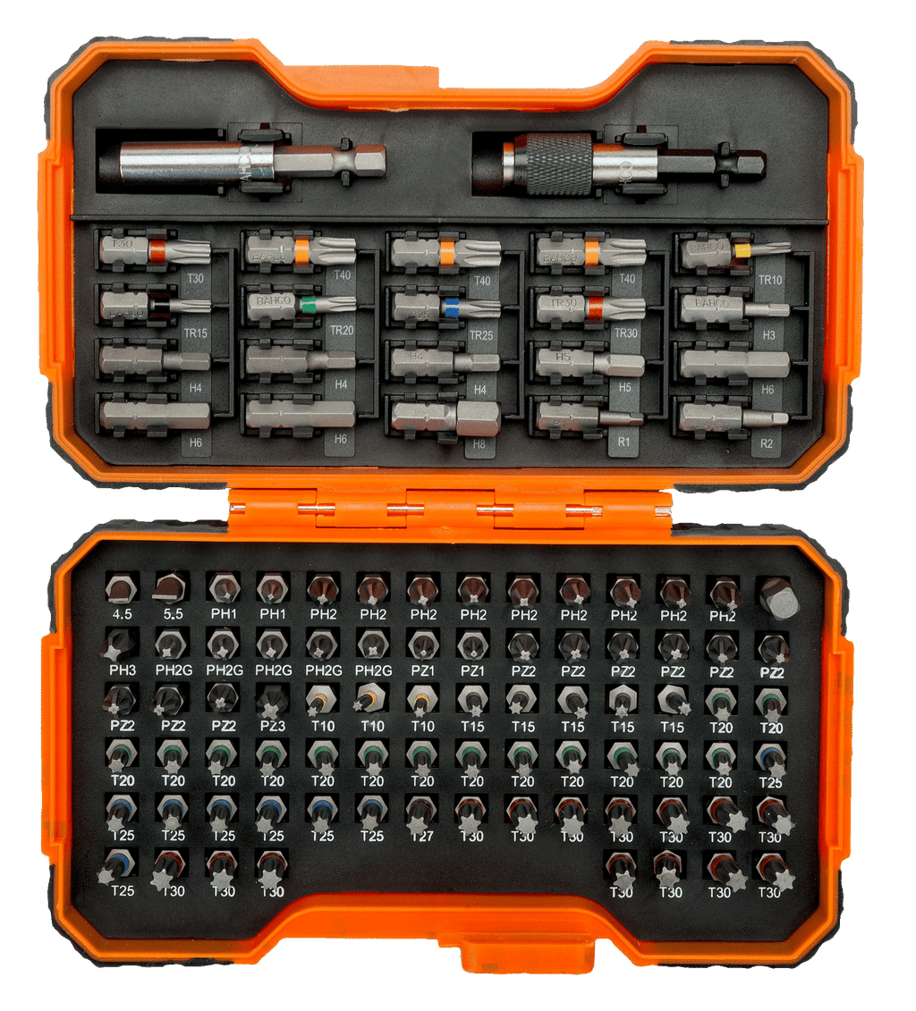 Bahco 59/S100 Bit Set and Bit holders 100 Piece