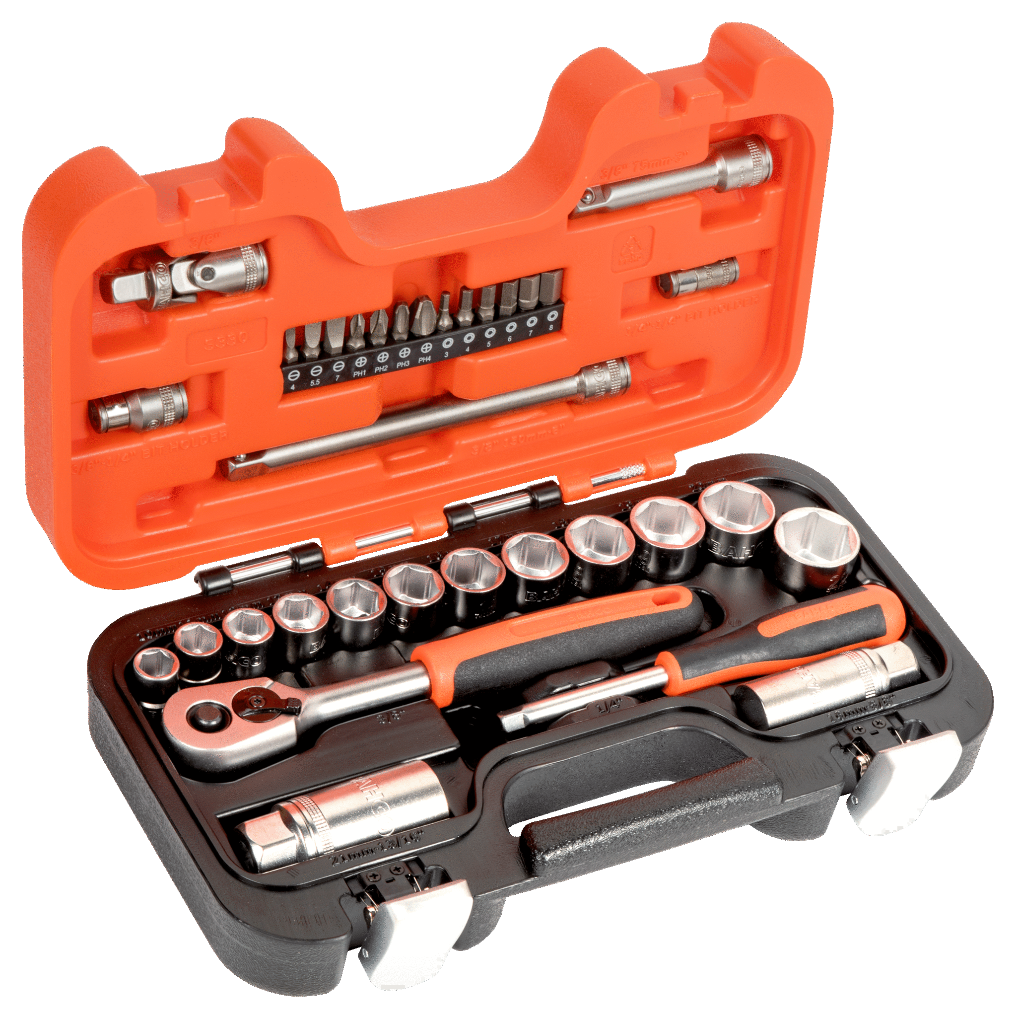 Bahco S330 Mixed Drive Socket Set 33 Peice