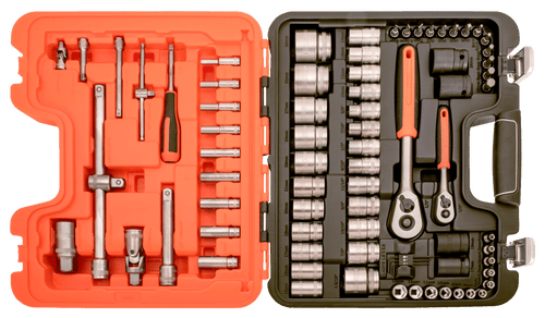Bahco S800 Socket Set 1/4" & 1/2" Drive Metric and Imperial (77 Piece)