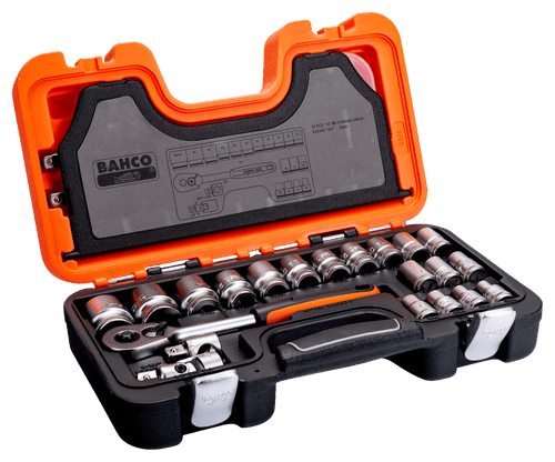 Bahco S240 1/2" Drive Socket 24 Piece