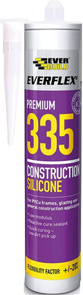 Everbuild 335 Construction Silicone - Box of 25
