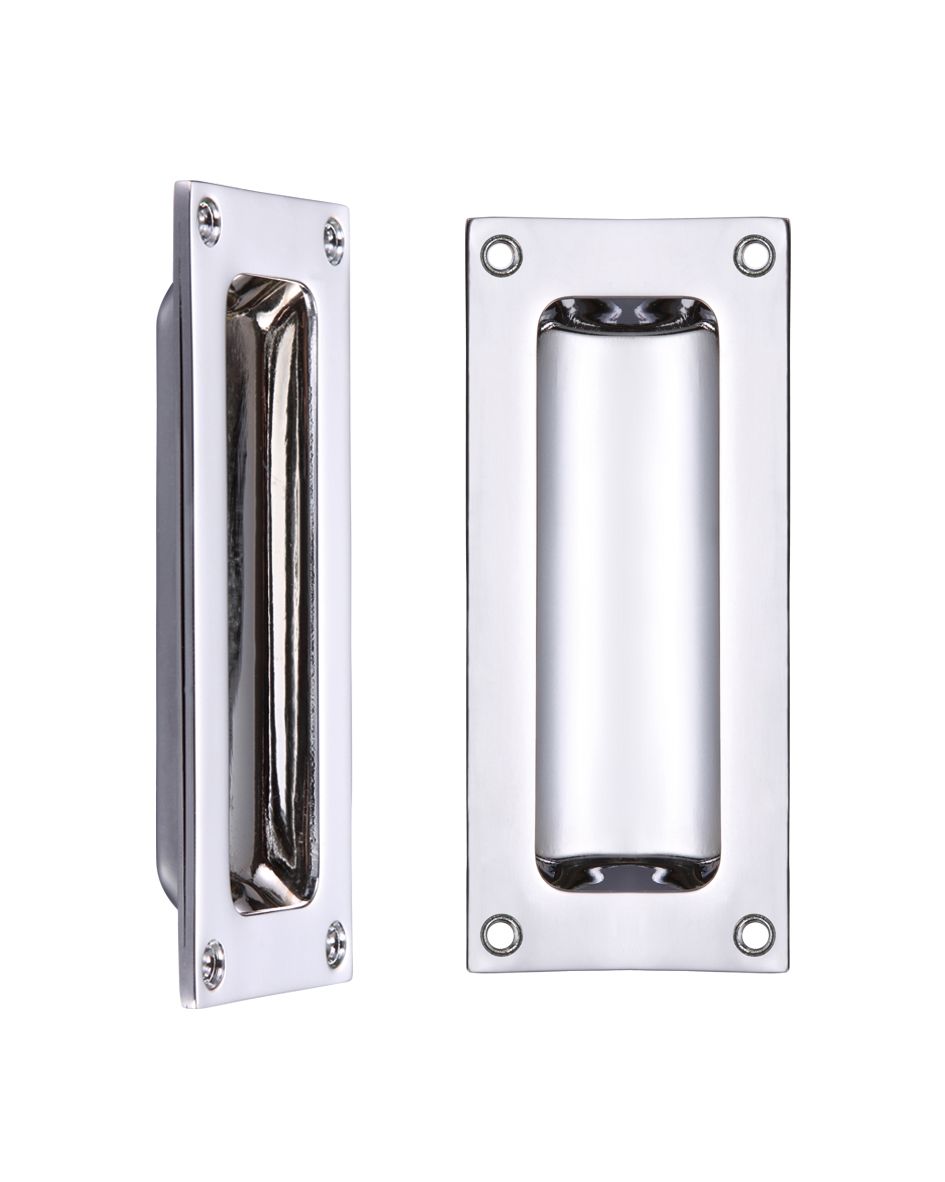 Zoo Hardware Fulton & Bray FB90 102x45mm Flush Pull Chrome