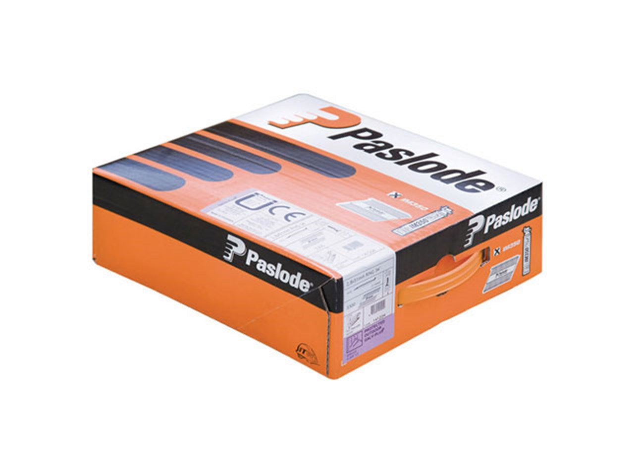 Paslode 141234 IM350 3.1mm x 90mm Galv Nails x 2200 and 2 Fuel Cells