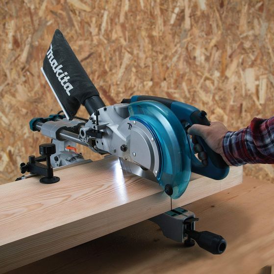 Makita LS0815FLN Slide Compound Mitre Saw 216mm with Laser Guide 240v