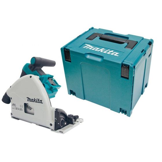 Makita DSP600ZJ 18V LXT Brushless Cordless Plunge Saw Complete Kit