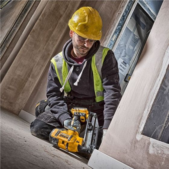 DeWalt DCN660N 18V Cordless Brushless Second Fix Angled Nail Gun Body Only