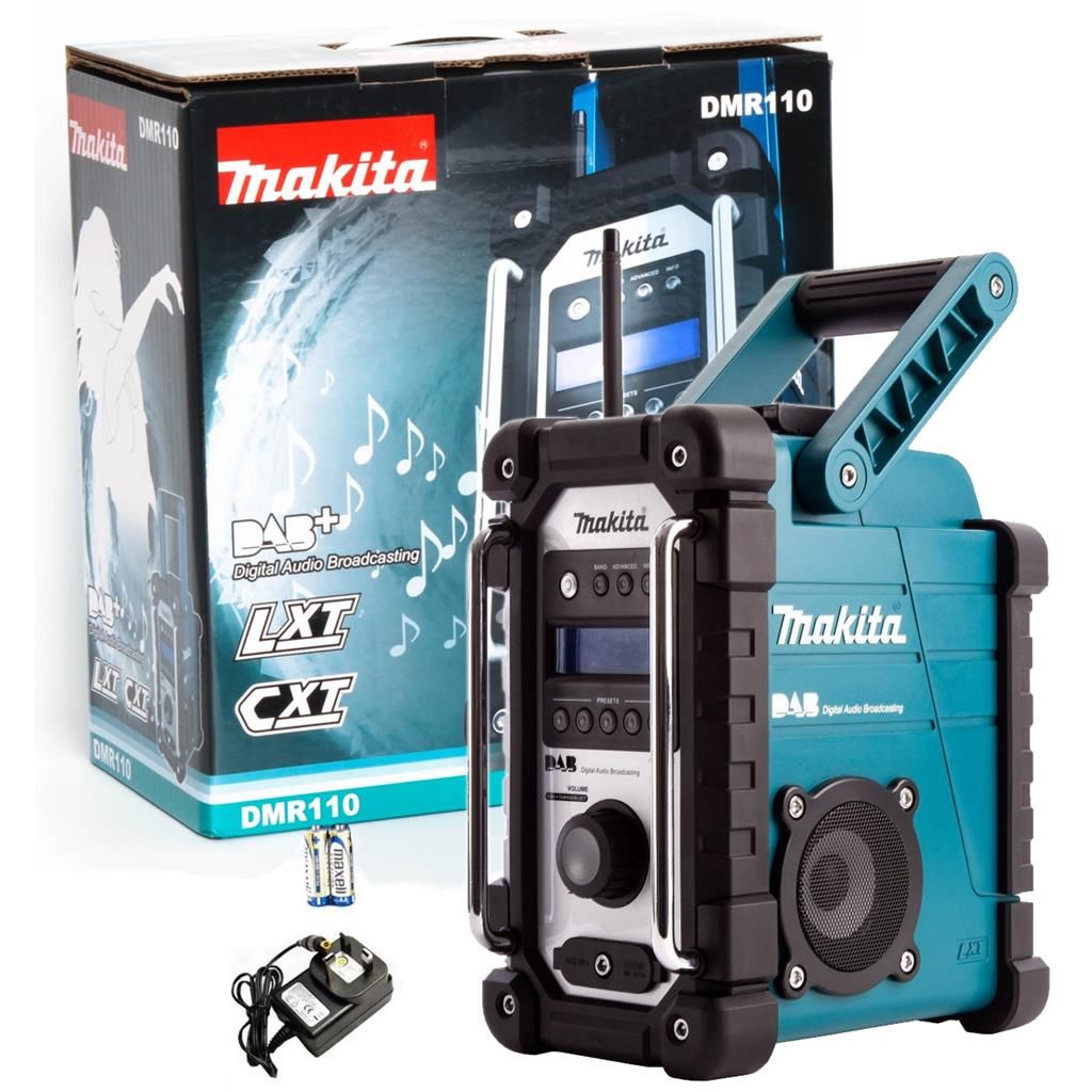 Makita DMR110 DAB+ Blue Digital Radio