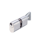 Zoo Hardware V5OP80CTSCE V5 80mm Oval Cylinder & Turn Keyed to Differ Satin Chrome
