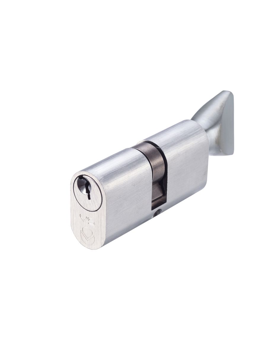 Zoo Hardware V5OP80CTSCE V5 80mm Oval Cylinder & Turn Keyed to Differ Satin Chrome
