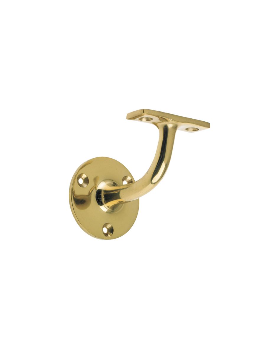 Zoo Hardware ZAB70 Heavy Weight Handrail Support Stair Bannister Brackets 2.5" 64mm Polished Brass