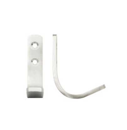 Zoo Hardware ZAS72SS Robe Hook Satin Stainless Steel